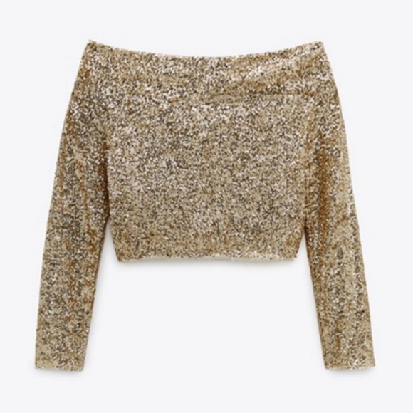 Limited Edition Zara Sequin Top- M - Picture 7 of 7